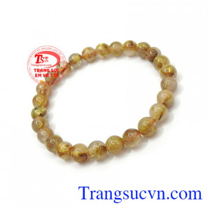 Chuỗi thạch anh tóc vàng may mắn là món quà tuyệt vời cho người yêu thương