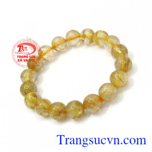 Chuỗi thạch anh vàng doanh nhân được nhiều người lựa chọn như lá bùa hộ mệnh cho bản thân