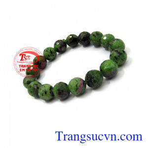 Chuỗi vòng tay màu xanh lục xám đỏ có khả năng phục hồi và hồi sức cho bất kỳ bệnh tật nào, đồng thời nó còn giảm tình trạng căng thẳng và mệt mỏi