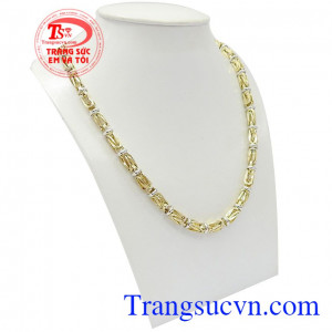 Dây chuyền nam vàng đẳng cấp sản xuất theo công nghệ mới của Italy, chất lượng uy tín