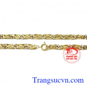 Dây chuyền nam vàng tây sang trọng Dây chuyền nam vàng ITALYA