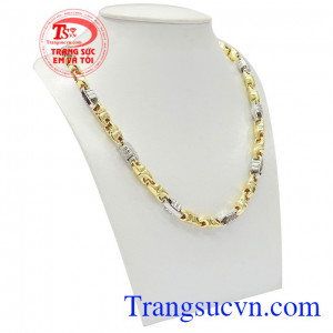 Dây chuyền vàng nam được nhập khẩu từ Italy, chất lượng uy tín