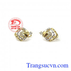 Trang sức Em và Tôi nhận đặt hàng thiết kế theo sở thích của mỗi người,Hoa tai vàng chất lượng