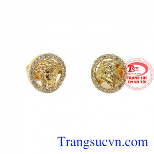 Hoa tai vàng tây sang trọng mang đến vẻ đẹp cho phái nữ.