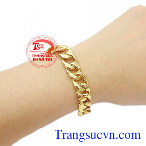 Lắc tay nam vàng tây thích hợp với nhiều kiểu trang phục. Sản phẩm bảo hành uy tín, giao hàng toàn quốc. Lắc vàng nam giá rẻ.