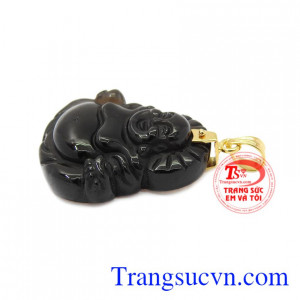 Mặt dây Di Lặc thạch anh khói là món quà ý nghĩa cho bạn bè tân gia, người thân trong gia đình.