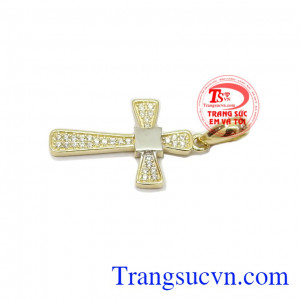 Mặt dây thánh giá vàng 10k, giao hàng nhanh trên toàn quốc