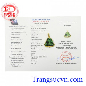 Mặt phật Di Lặc Jadeite thịnh vượng