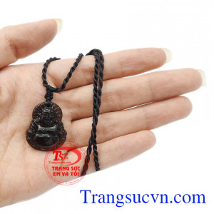 Mặt phật di lặc thạch anh tóc thích hợp làm quà tặng người thân và bạn bè