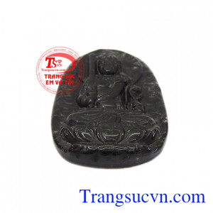 Sản phẩm có thể dành cho cả nam và nữ. Mặt phật tuổi dậu thạch anh tóc đen