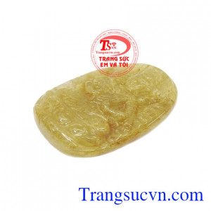 Mặt phật này tượng trưng cho sự thông minh, trí tuệ và bảo vệ. Mặt phật tuổi sửu - dần thạch anh tóc vàng
