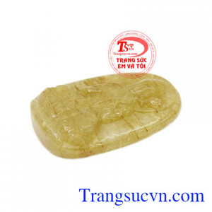 Sản phẩm có thể bọc vàng hoặc bạc để đảm bảo độ bền đẹp. Mặt phật tuổi thìn-tỵ thạch anh tóc vàng