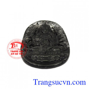 Sản phẩm hợp mệnh, thích hợp với người mệnh mộc và mệnh thủy. Mặt phật tuổi tý thạch anh tóc đen