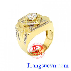 Nhẫn nam thời trang phong cách