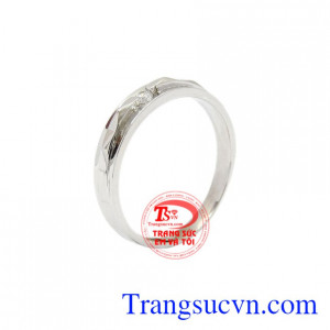 Nhẫn nữ vàng trắng chất lượng thể hiện vẻ nữ tính, kiêu sa cho phái đẹp.