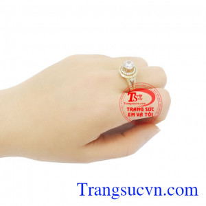 Nhẫn nữ vàng xinh xắn