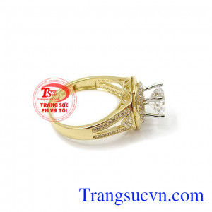 Nhẫn nữ vàng xinh xắn vàng 10k, bảo hành 6 tháng, giao hàng nhanh trên toàn quốc