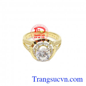 Nhẫn nữ vàng tây dành cho phái đẹp phù hợp làm quà tặng sinh nhật hoặc trong các dịp ý nghĩa