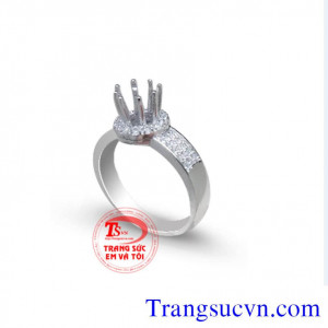 Vỏ nhẫn Diamond đẹp Bán Vỏ nhẫn kim cương đẹp,gia vo nhan,vo nhan kim cuong,o nhan kim cung thiên nhiên có giấy kiểm định đá quý và vàng,chế tác trên máy 3D