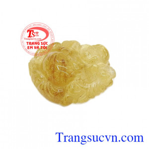 Sản phẩm thích hợp bọc vàng làm mặt dây đảm bảo độ bền đẹp. Phật di lặc thạch anh tóc vàng hoan hỉ