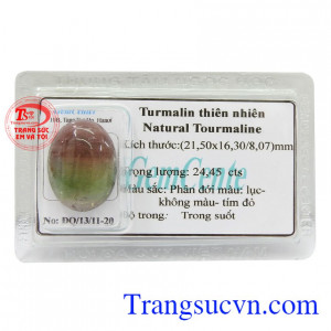 Turmalin thiên nhiên nhiều màu bền đẹp, chất lượng, phù hợp làm mặt nhẫn, mặt dây chuyền thời trang, sang trọng và phong thủy