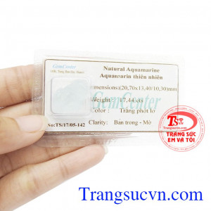 Đá quý Aquamarine 