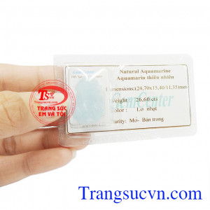 Tỳ hưu Aquamarine trấn trạch