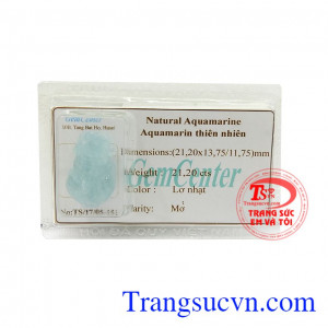 Aquamarine làm lợi cho hệ miễn dịch, làm dịu những cơn giận dữ và giảm sốt khi được đeo trên người