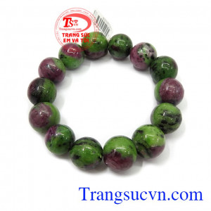 Vòng Anyolite-Zoisite Ruby ấn độ đẹp, giao hàng nhanh trên toàn quốc