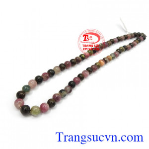 Vòng tourmaline đeo cổ bền đẹp, chất lượng, đá thiên nhiên cao cấp