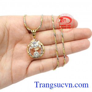 Sản phẩm thích hợp làm quà tặng cho người thân hoặc bạn bè,Bộ dây vàng nữ cá tính