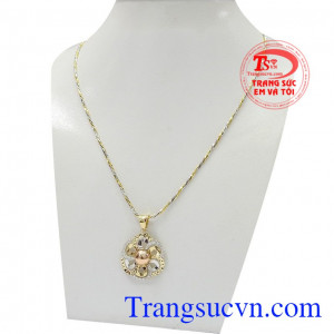 Sản phẩm thích hợp làm quà tặng cho người thân hoặc bạn bè,Bộ dây vàng nữ độc đáo 18k