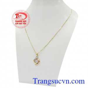 Sản phẩm thích hợp làm quà tặng cho người thân hoặc bạn bè,Bộ dây vàng nữ trang nhã