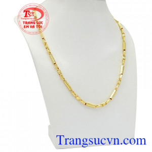 Dây chuyền nam vàng phong độ 10k mang lại vẻ nam tính, phong độ cho phái mạnh.