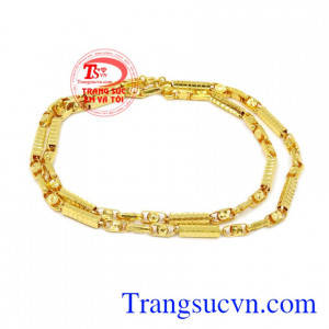 Dây chuyền nam vàng phong độ 10k đẹp.