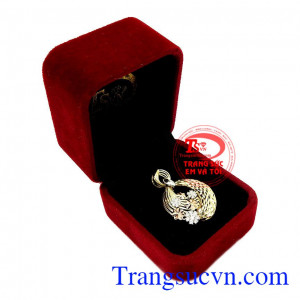 Mặt dây vàng nữ sang trọng 18k
