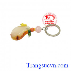 Đá mã não kết hợp với hạt cườm