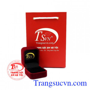 Nhẫn nữ đá thạch anh vàng đẹp