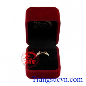 Nhẫn vàng chữ H đẹp vàng 18k