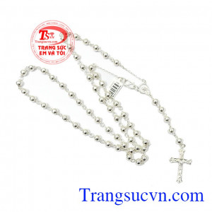 Chuỗi Mân Côi là phương thế giúp người năng lần chuỗi tránh dịp tội và gần Chúa hơn,Chuỗi tràng hạt bằng bạc