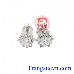 Hoa tai bông hoa vàng trắng là sản phẩm cao cấp được nhập từ Hàn Quốc, chất lượng đảm bảo