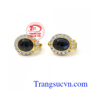 Hoa tai nữ vàng Sapphire 14k là món quà ý nghĩa dành tặng cho người thương vào những dịp đặc biệt.