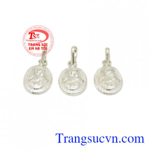 Mặt dây bạc đức mẹ