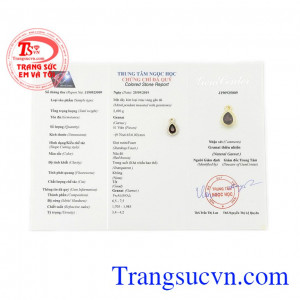 Trang sức Em và Tôi nhận thiết kế các sản phẩm trang sức 3D theo yêu cầu của từng khách hàng,Mặt dây granat quý phái