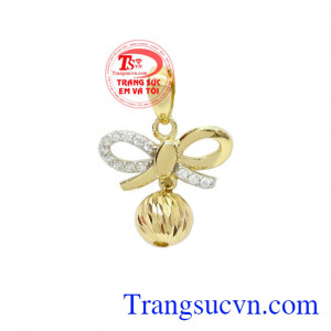 Mặt dây nữ đẹp xinh xắn được nhập khẩu từ Hàn quốc với thiết kế tinh xảo, độc đáo và vô cùng hài hòa