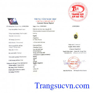 Giấy kiểm định từ trung tâm ngọc học