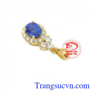 Mặt dây sapphire thiên nhiên