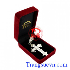 Mặt dây thánh giá bạc đẹp