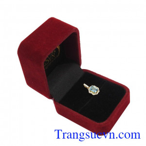 Mặt dây topaz hoàng ngọc