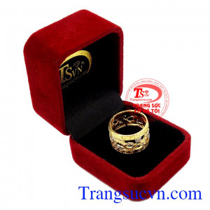 Trang sức Em và Tôi nhận thiết kế các sản phẩm trang sức 3D theo yêu cầu của khách hàng,Nhẫn nam chạm khắc rồng